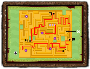 Phantom Hourglass Labyrinthinsel Karte