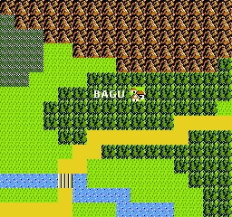 Zelda II: Adventure of Link Bagu Karte