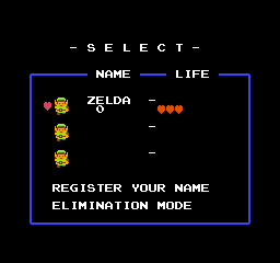 The Legend of Zelda 2. Version Screenshot